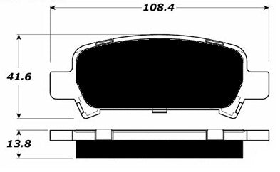 Porterfield Brake Pads for 2005 SUBARU LEGACY SEDAN 2.5 GT