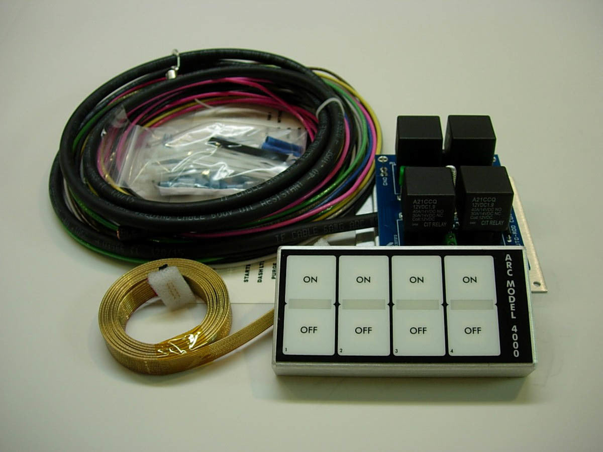 Auto Rod Controls In-Dash Control Module - 4 Switch ARC4000D