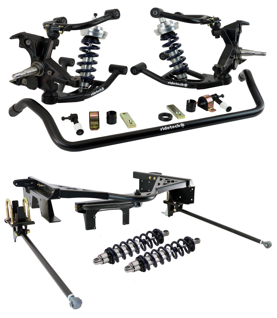 Ridetech 88-98 Chevy C1500 2WD CoilOver Suspension System w/ HD Drop Spindles 11370201