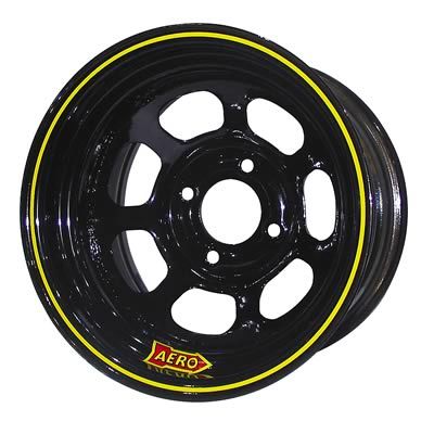 Aero Race Wheels 13x8 4in. 4.00 Black ARW31-184040