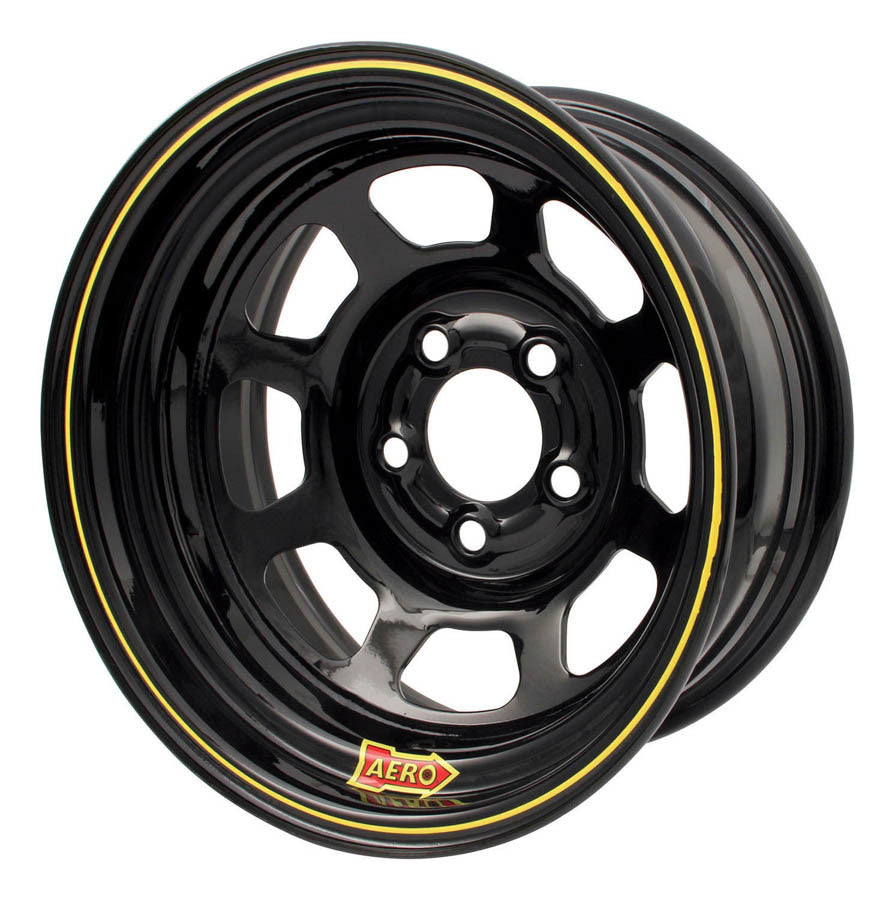 Aero Race Wheels 15x10 4in. 5.00 Black ARW50-105040