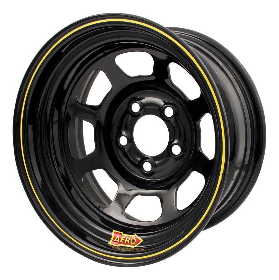 Aero Race Wheels 15x8 4in. 4.75 Black ARW50-184740