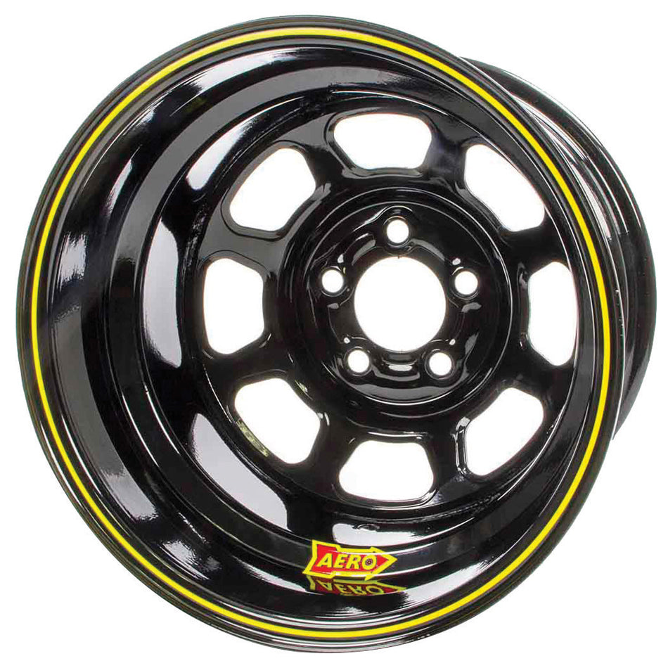 Aero Race Wheels 15x10 1in 4.75 Black ARW51-104710-RF