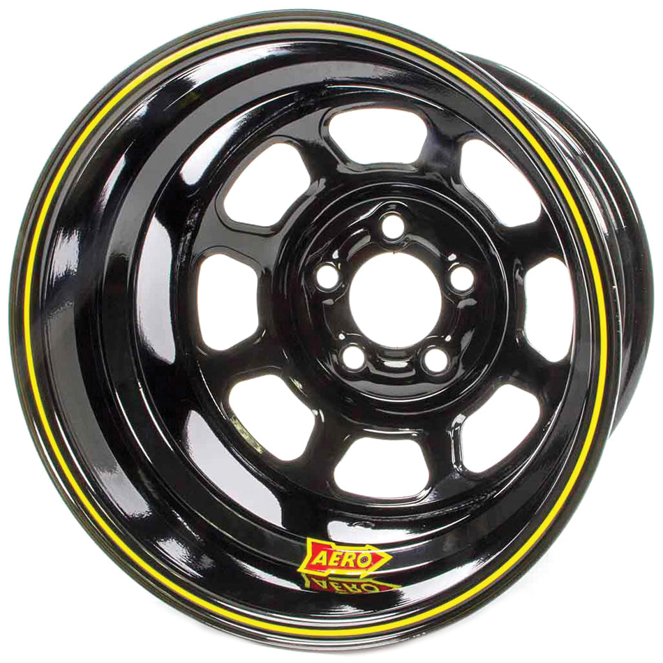 Aero Race Wheels 15x10 2in. 5.00 Black ARW51-105020-RF