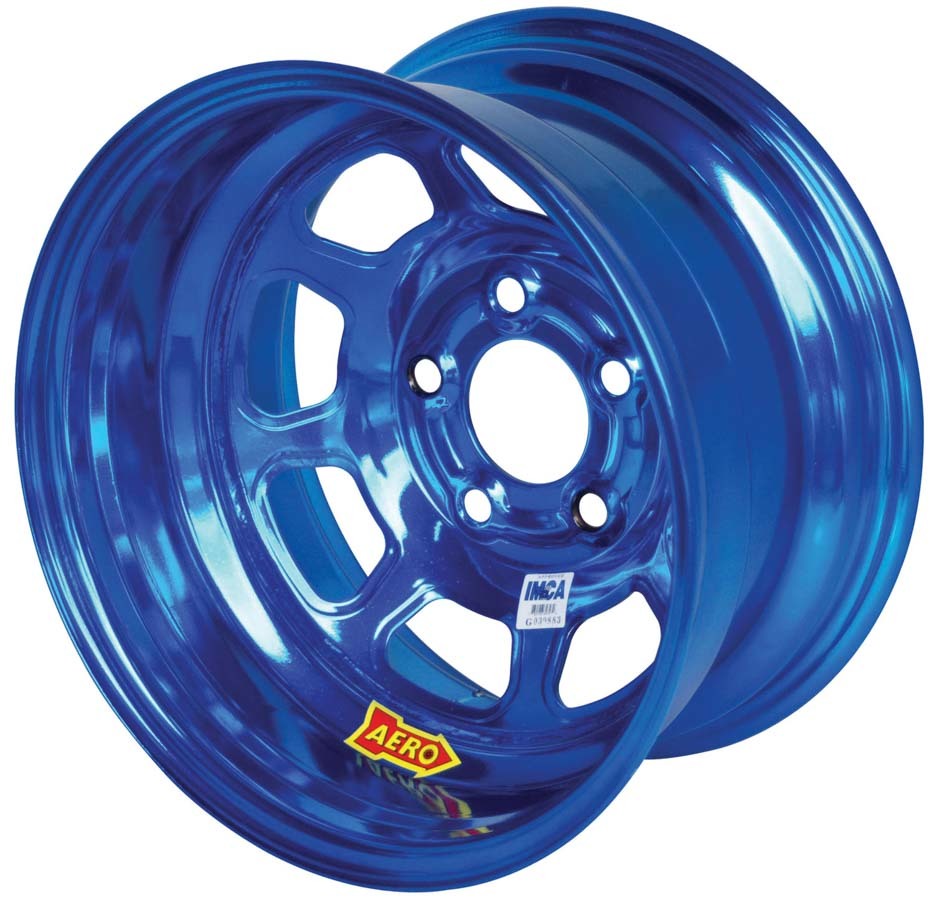 Aero Race Wheels 15x8 2in 5.00 Blue Chrome ARW52-985020BLU