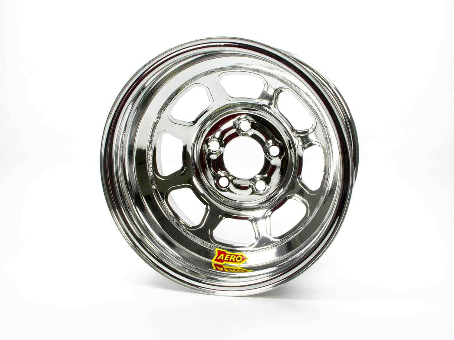 Aero Race Wheels 15x8 1in 4.75 Chrome Spun Extreme Bead ARW56-284710