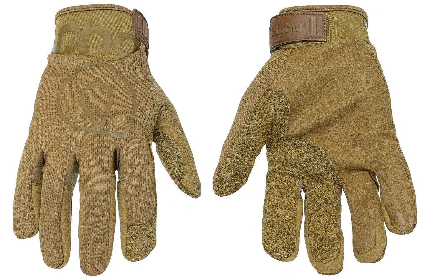 Alpha Gloves Standard Mechanic Coyote Large ASCAG02-05-L