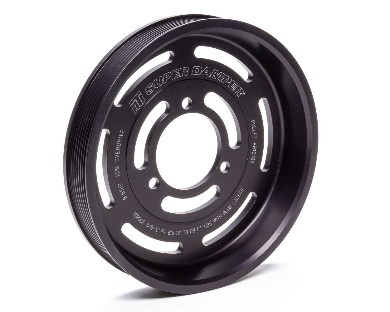 ATI Performance Products Supercharger Pulley 8.86 8-Groove Serpentine ATI916106