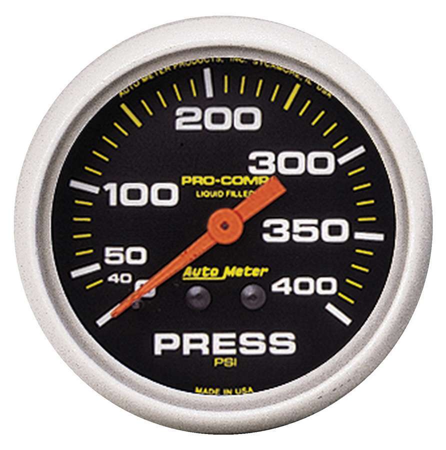 Autometer 2-5/8 P/C Pressure Gauge 0-400psi ATM5424