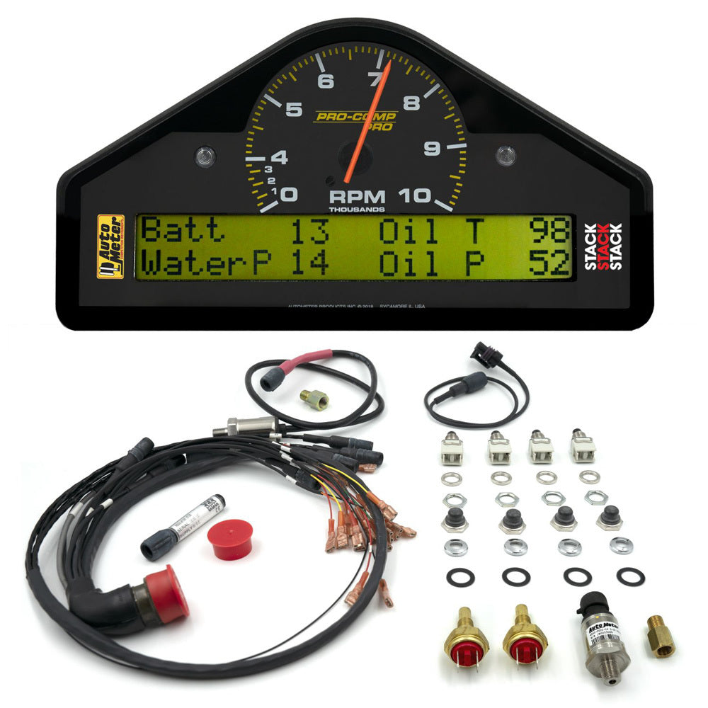 AutoMeter Pro-Comp Race Dash 0-4-10K RPM 7.5x4.0x1.5 ATM6014