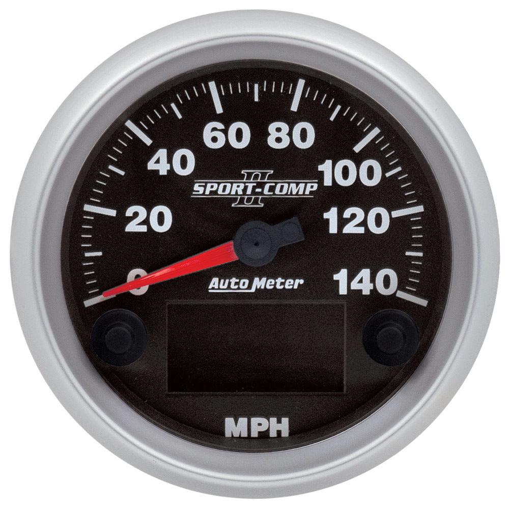 Autometer Sport-Comp II 3-3/8in 140MPH SPN 84 Speedometer 880828