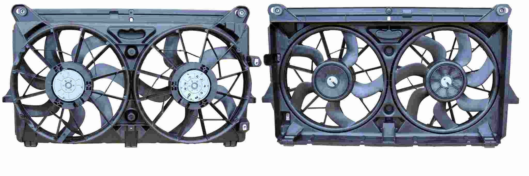 APDI Dual Fan Assembly  top view frsport 6016156