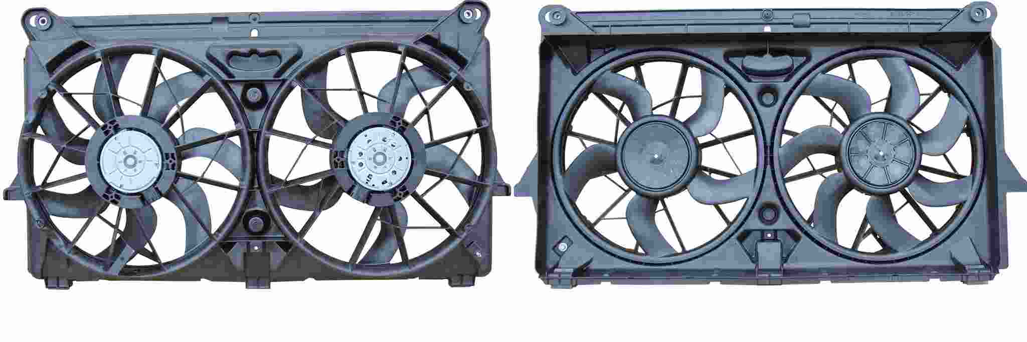 APDI Dual Fan Assembly  top view frsport 6016157