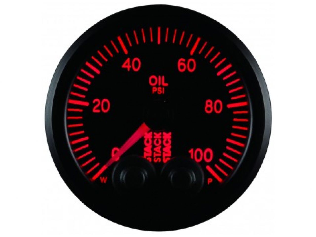 Autometer Gauge OilP Pro-Cntrl 52mm Blk 100psi