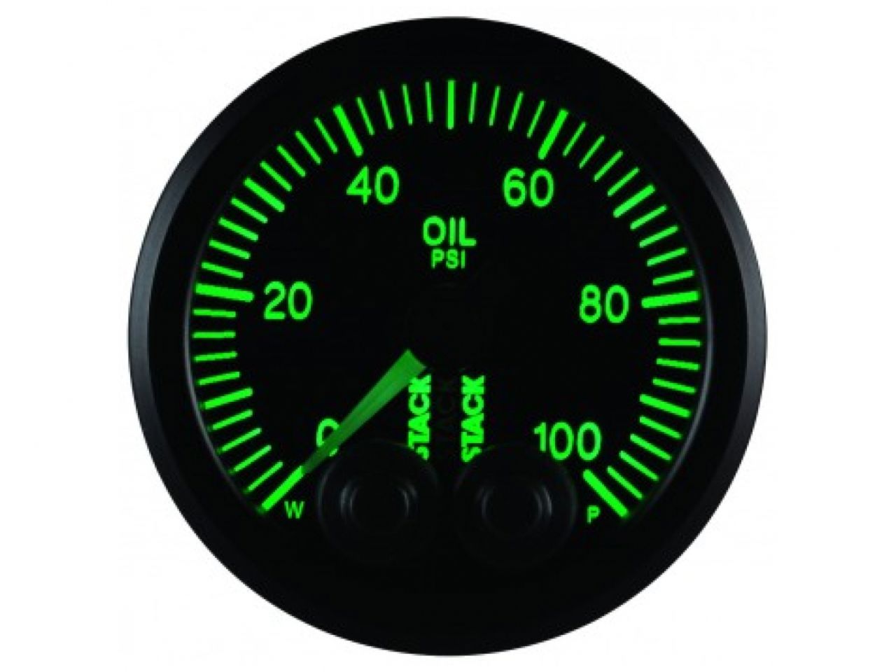 Autometer Gauge OilP Pro-Cntrl 52mm Blk 100psi