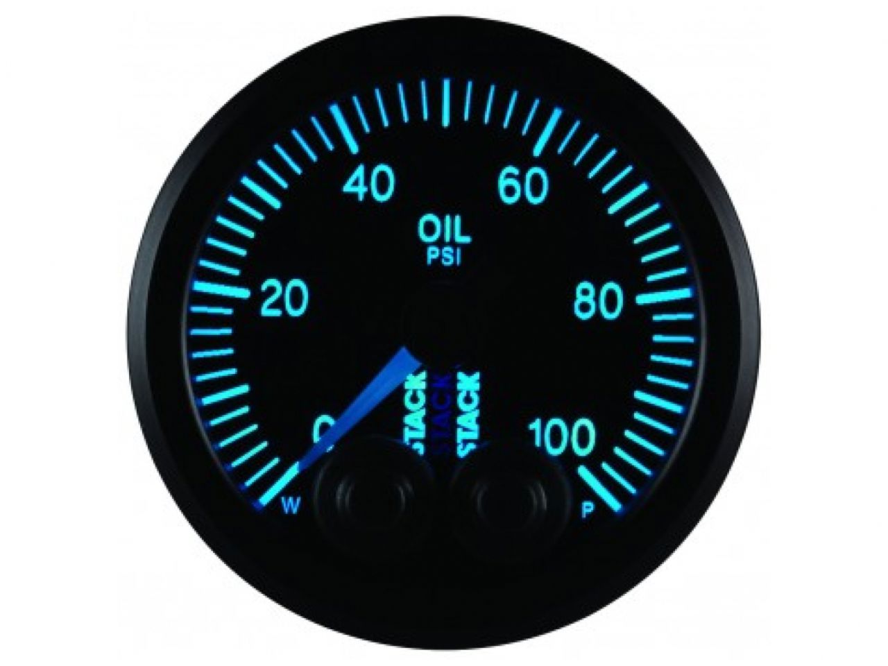 Autometer Gauge OilP Pro-Cntrl 52mm Blk 100psi