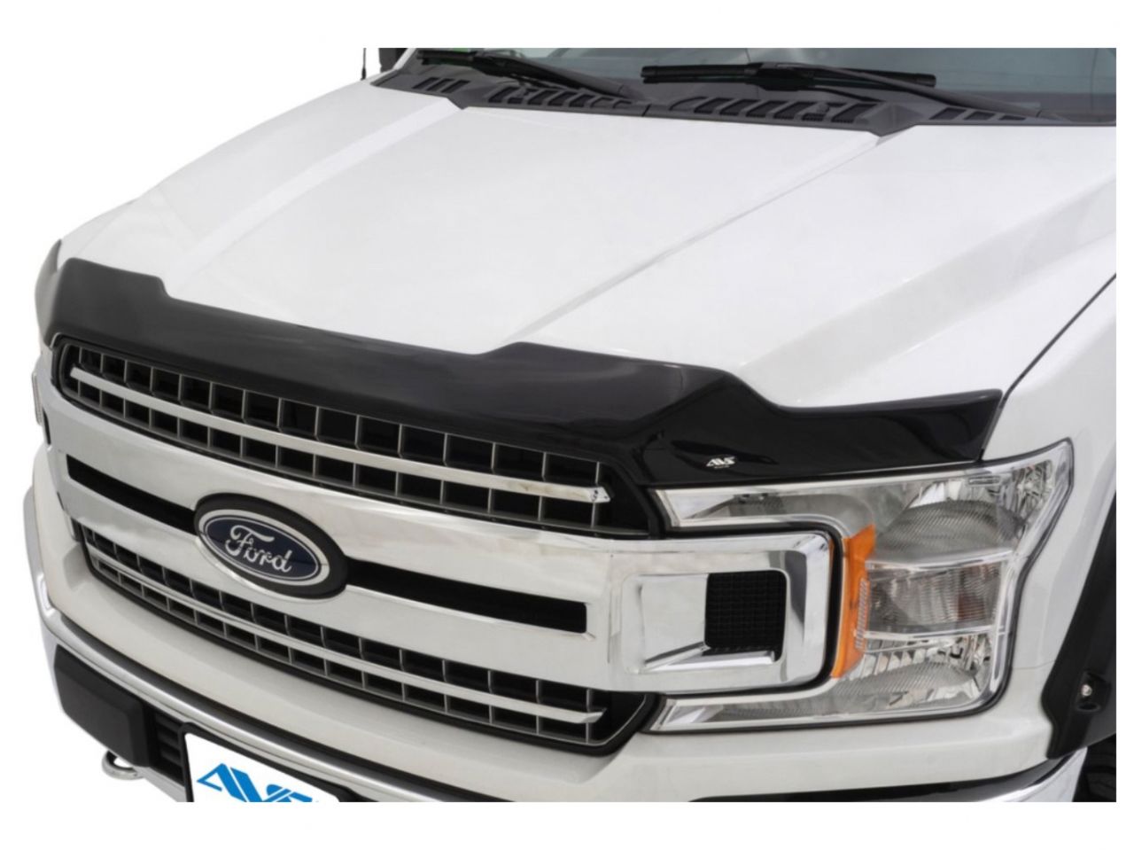 Auto Ventshade Aeroskin Flush Mount Dark Smoke Hood Protector for 2017-2019 Ford F-15