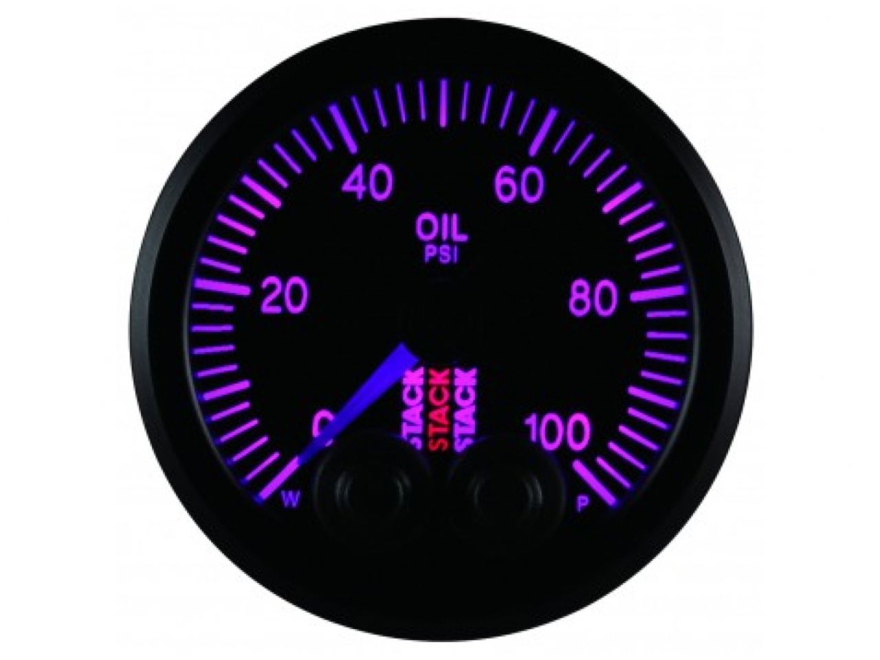 Autometer Gauge OilP Pro-Cntrl 52mm Blk 100psi