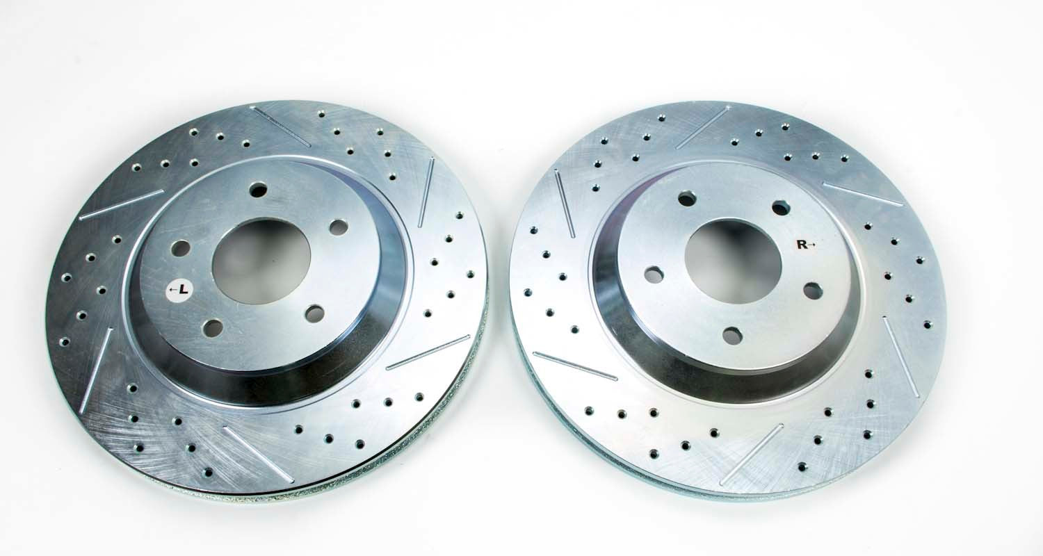 Baer Sport Performance Slotted And Drilled Rotors Pair BAE55045-020