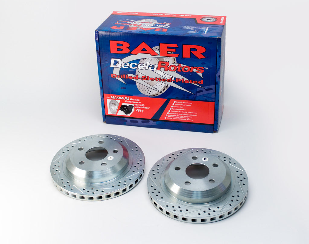 Baer Sport Performance Slotted And Drilled Rotors Pair BAE55050-020