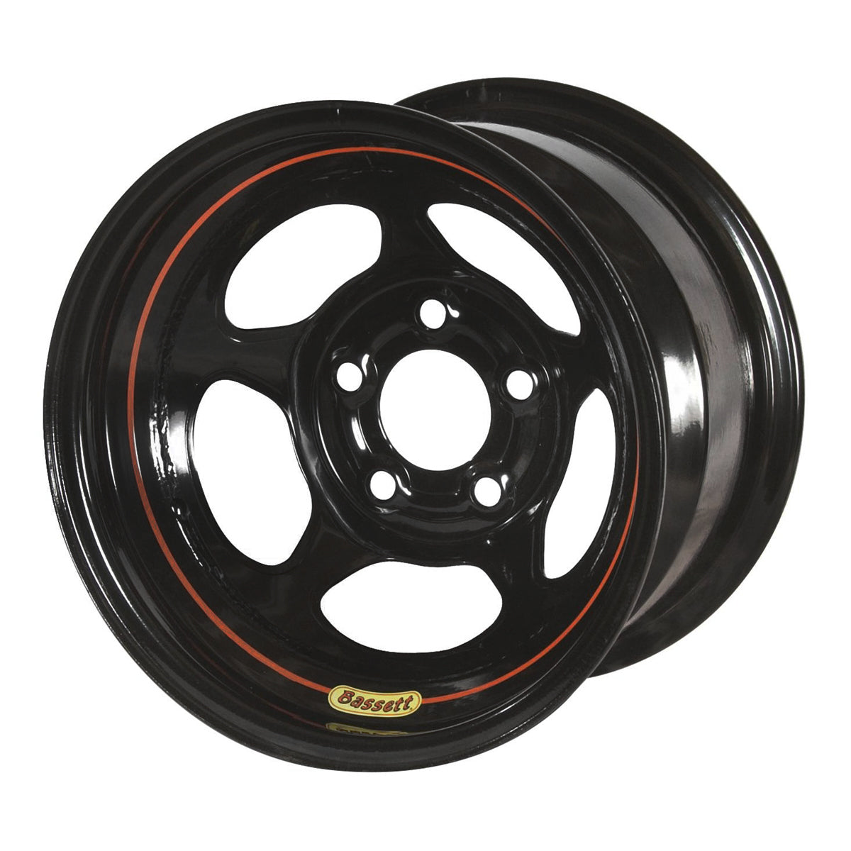 Bassett Wheel 13x8 4x4.25in 3in BS Black BAS38SP3