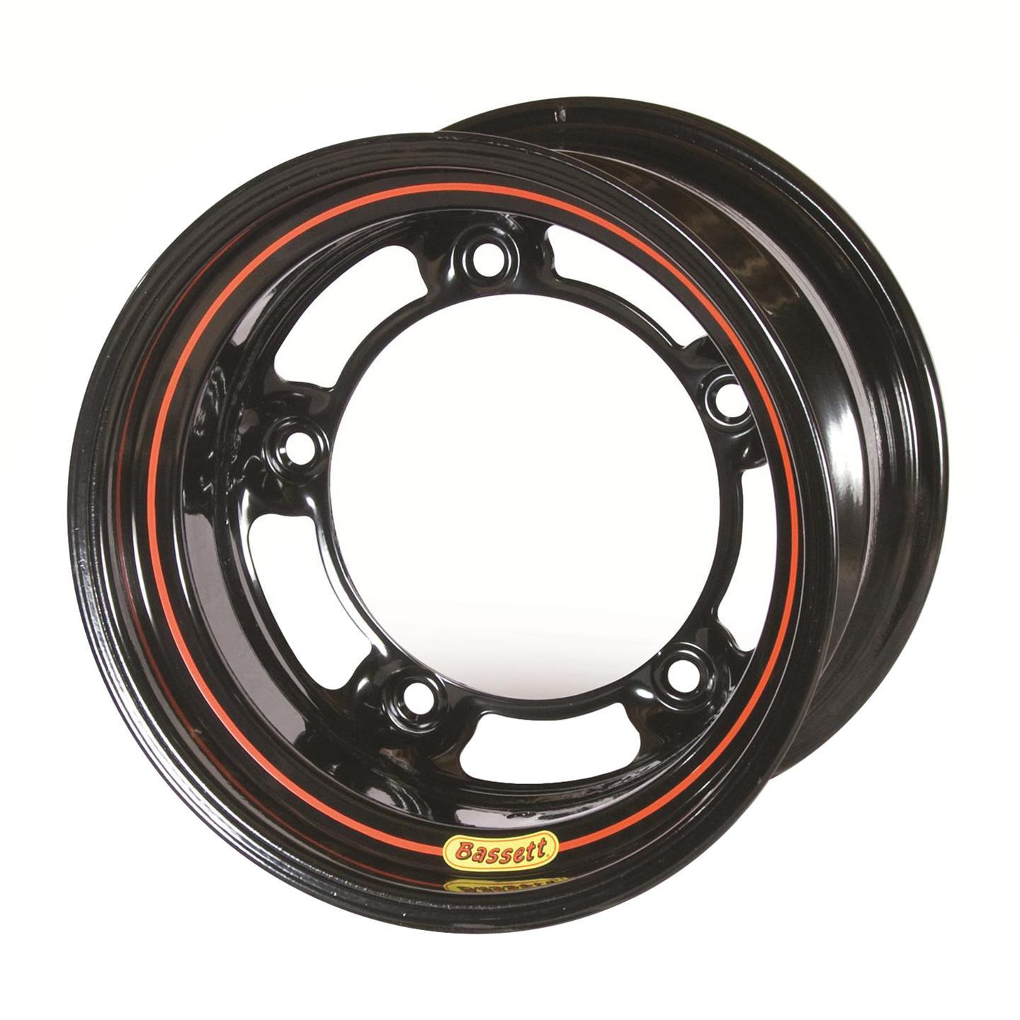 Bassett Wheel 15in x 10in W/5 7in BS Black BAS50SR7