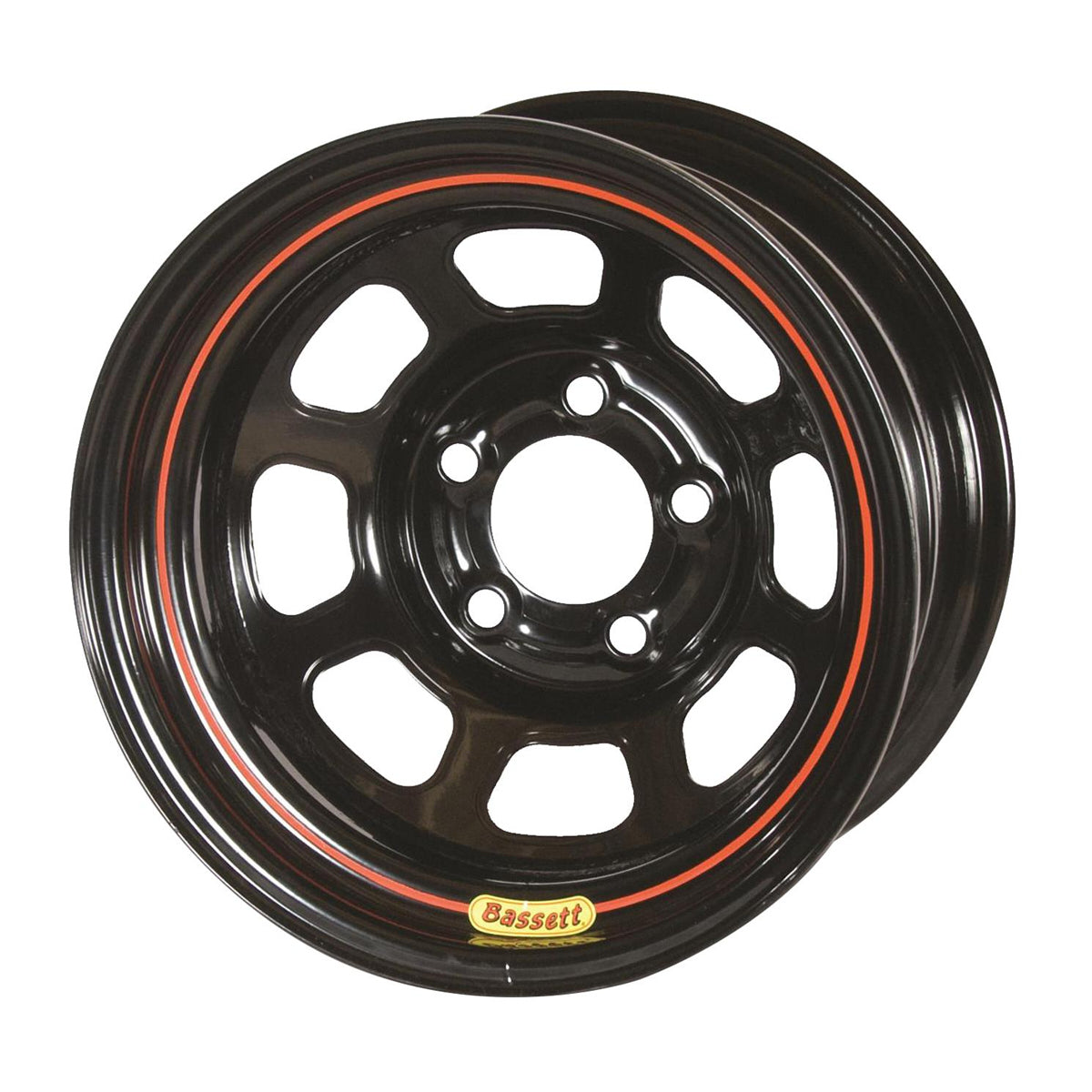 Bassett Wheel 15in x 7in 4x100MM Black BAS57RH3