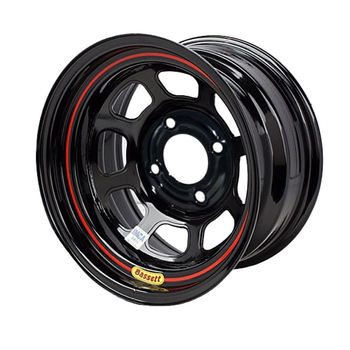 Bassett Wheel 15in x 7in 4x100mm Black BAS57RH4