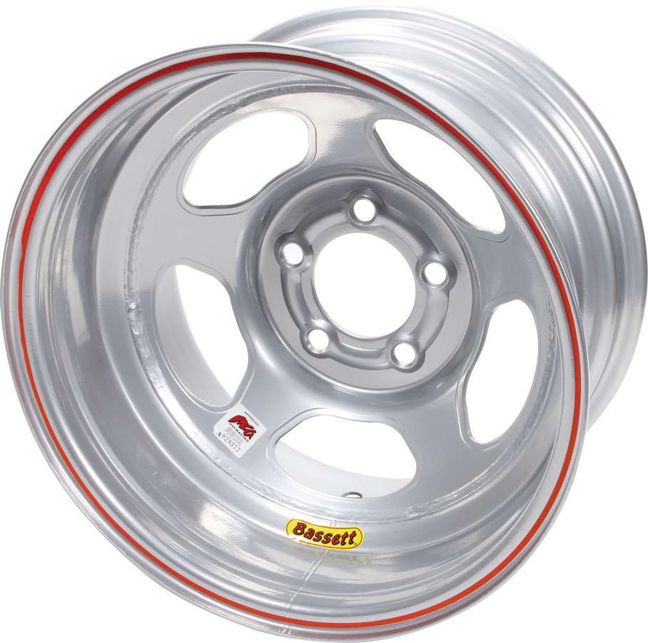 Bassett 15x8 IMCA Silver Inertia 5x5 BAS58A51IS