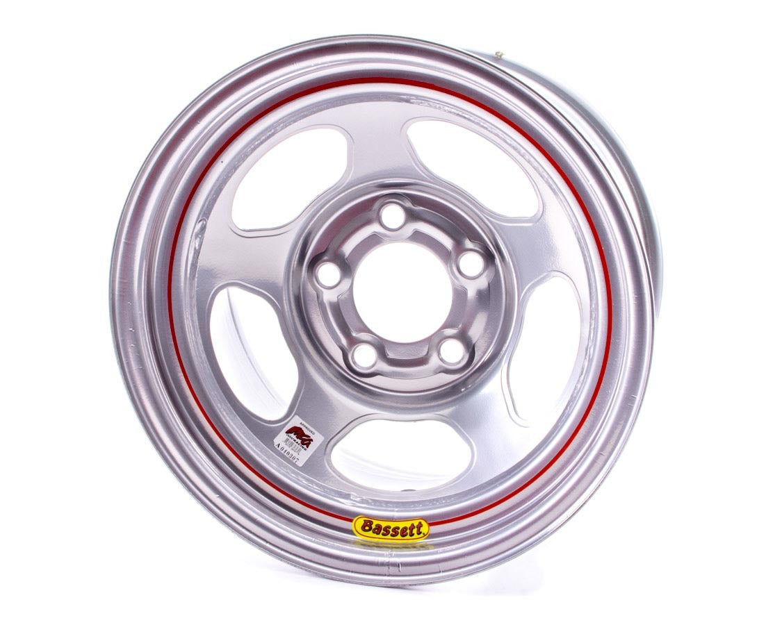 Bassett 15x8 IMCA Silver Inertia 5x5 BAS58A54IS