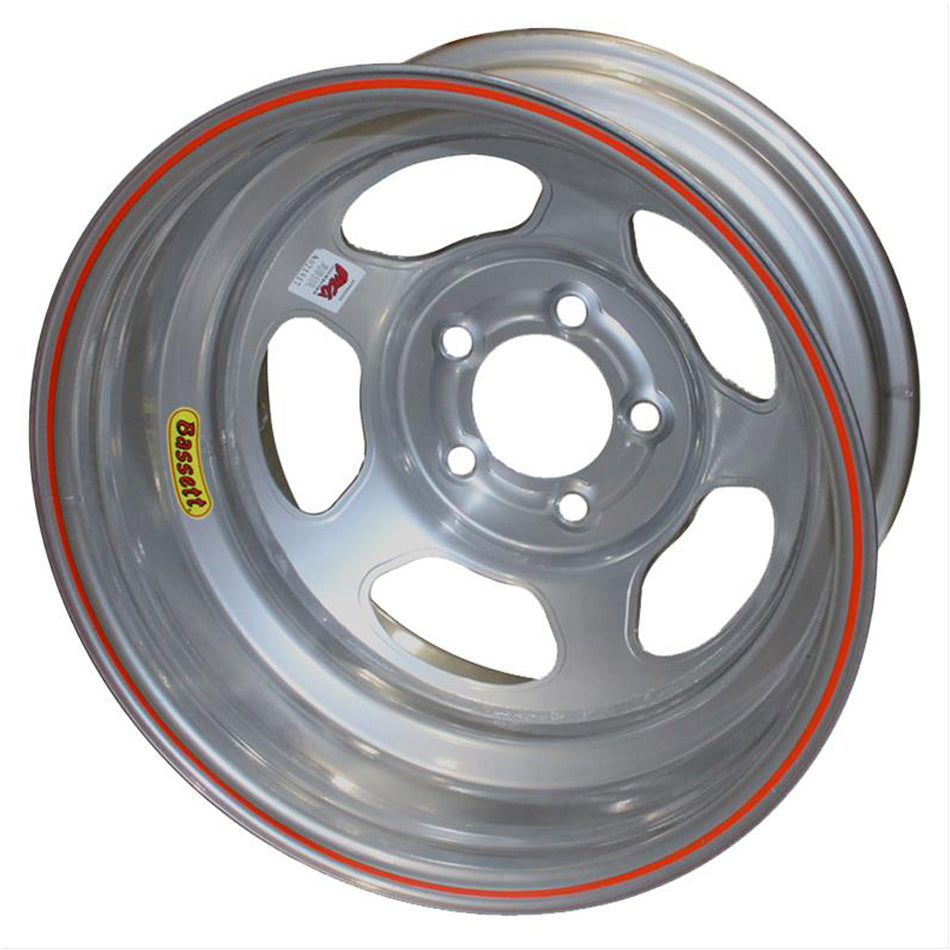 Bassett 15x8 IMCA Silver Inertia 5x4.50 BAS58AF2IS