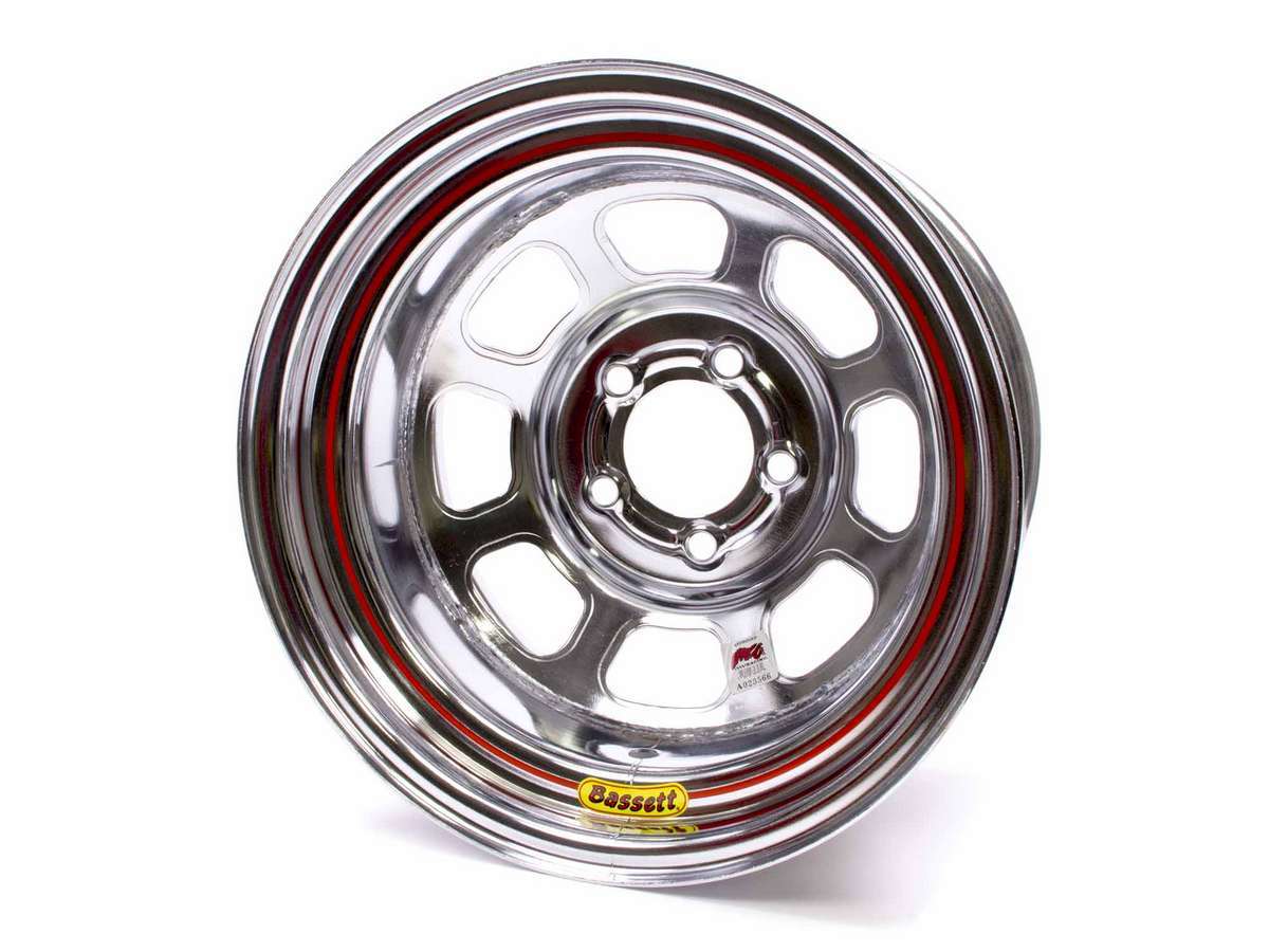 Bassett 15x8 Chrome Wheel 5x5 1in BS BAS58D51IC