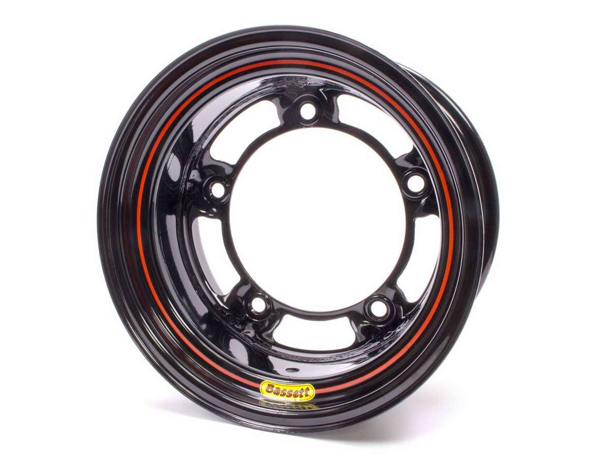 Bassett 15x8 W/5 Black Spun BAS58SR2