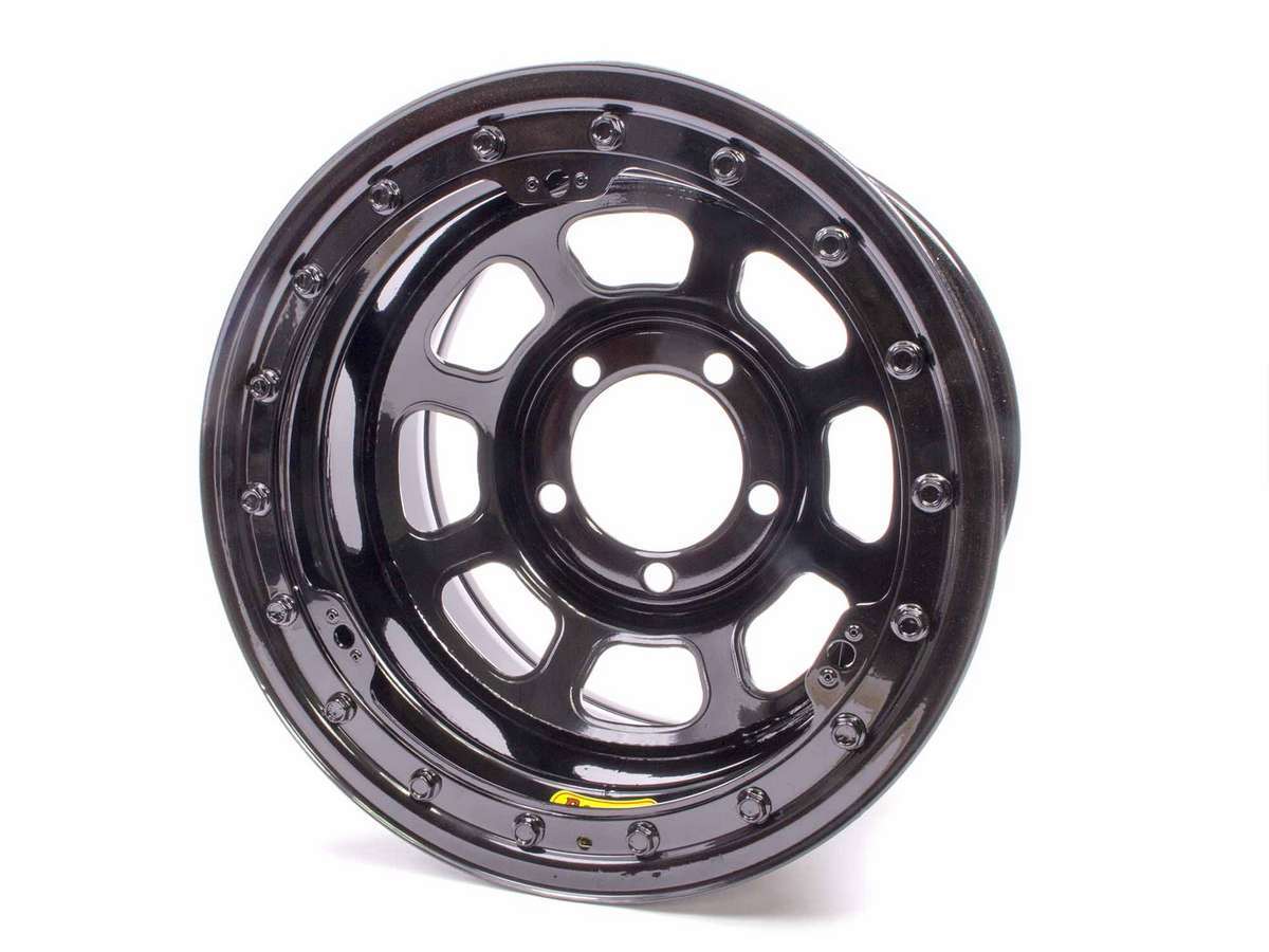 Bassett 15 x 8.75 B/L Black 5x5 4in BS D-Hole BAS59D54LK
