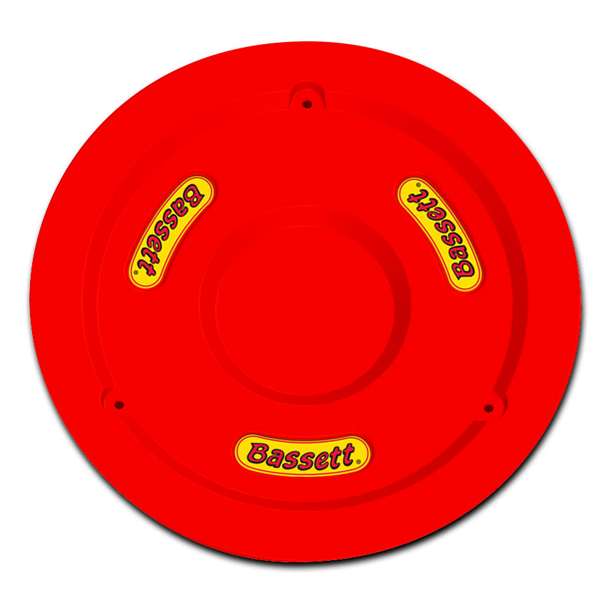 Bassett Wheel Cover 15in Red Fluorescent BAS5PLG-FLORED