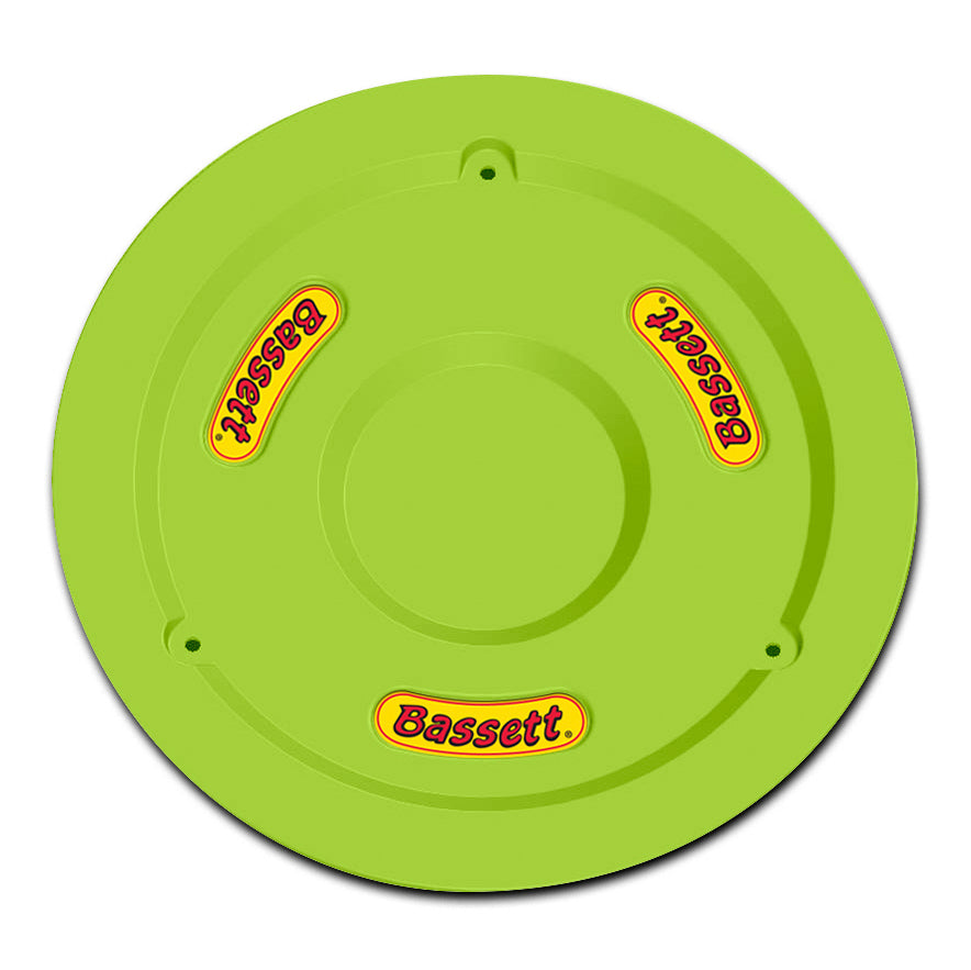 Bassett Wheel Cover 15in Yellow Fluorescent BAS5PLG-FLOYEL