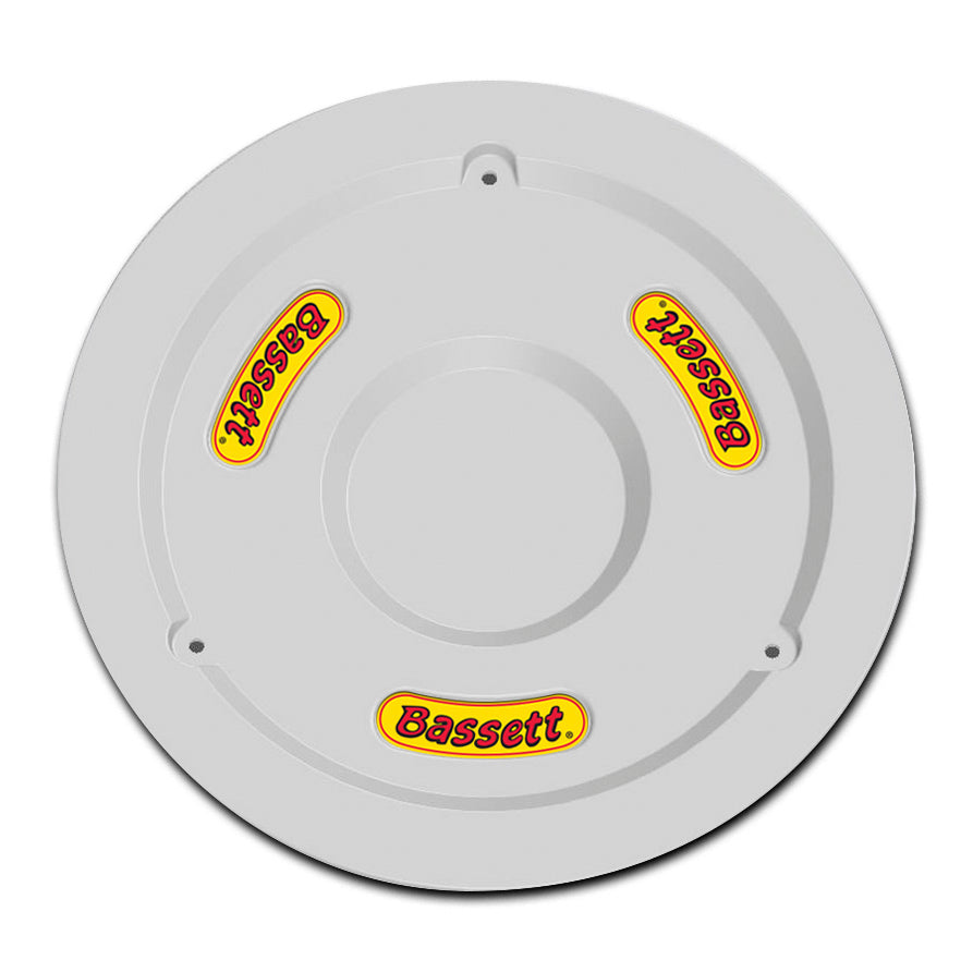 Bassett Wheel Cover 15in White BAS5PLG-WHT