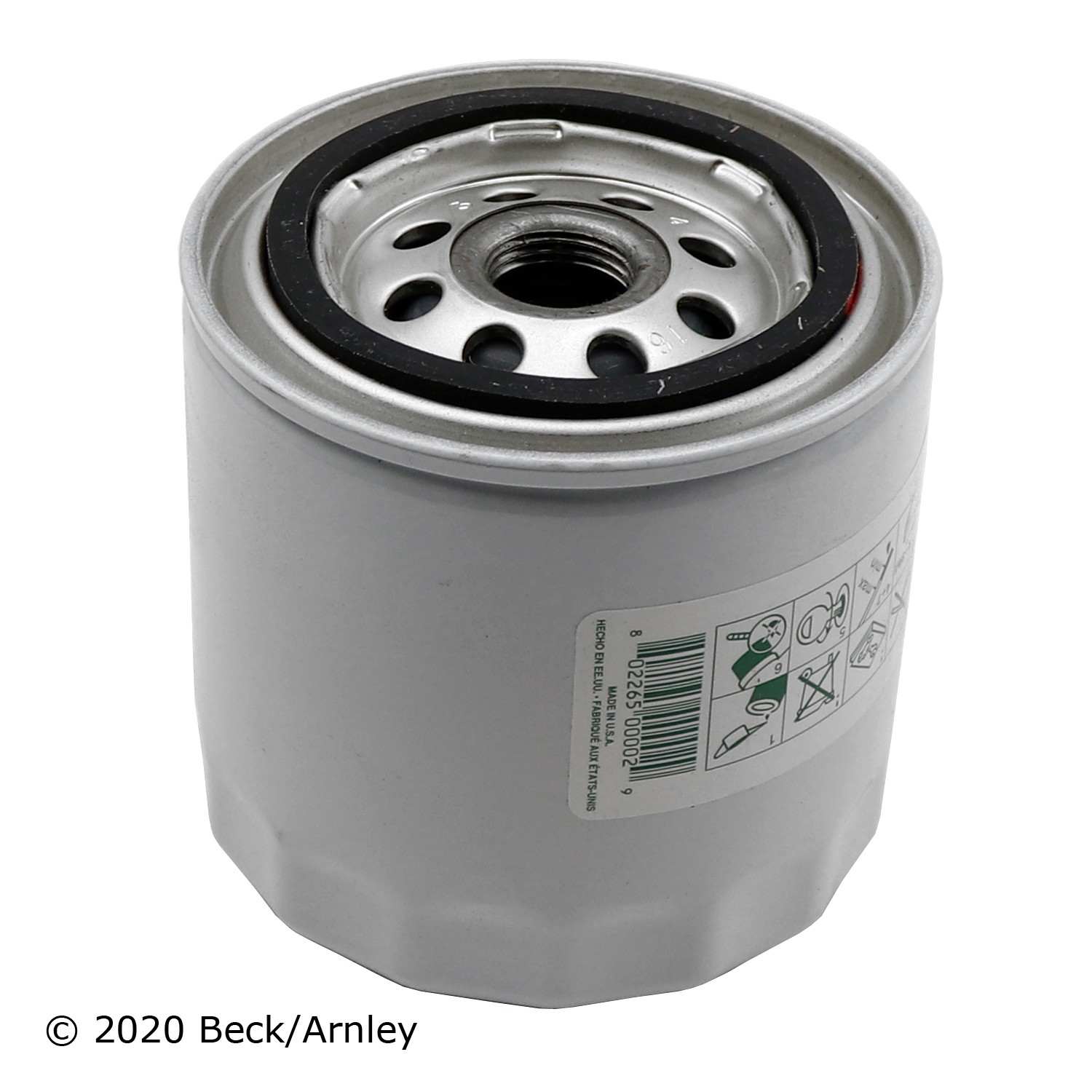 Beck/Arnley Engine Oil Filter  top view frsport 041-8096