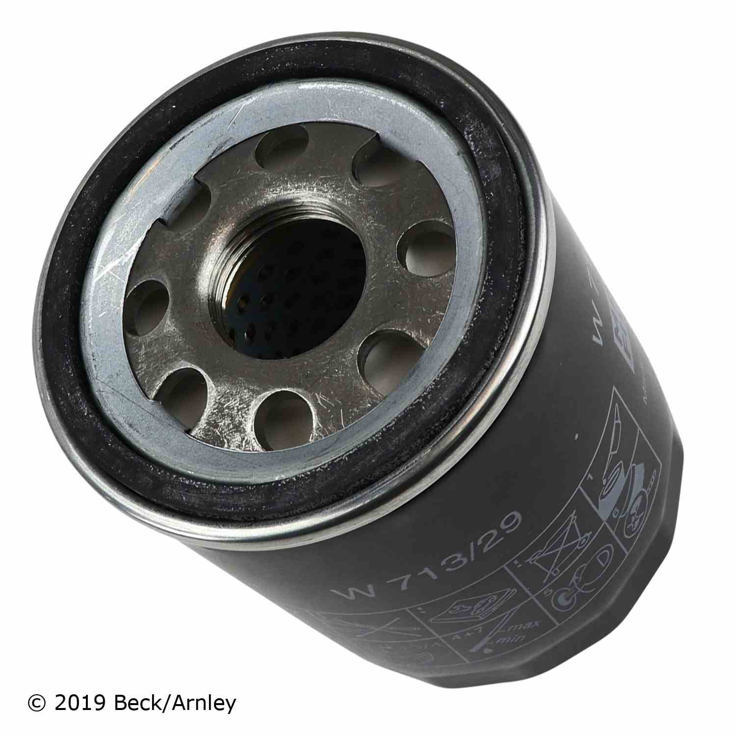 Beck/Arnley Engine Oil Filter  top view frsport 041-8187