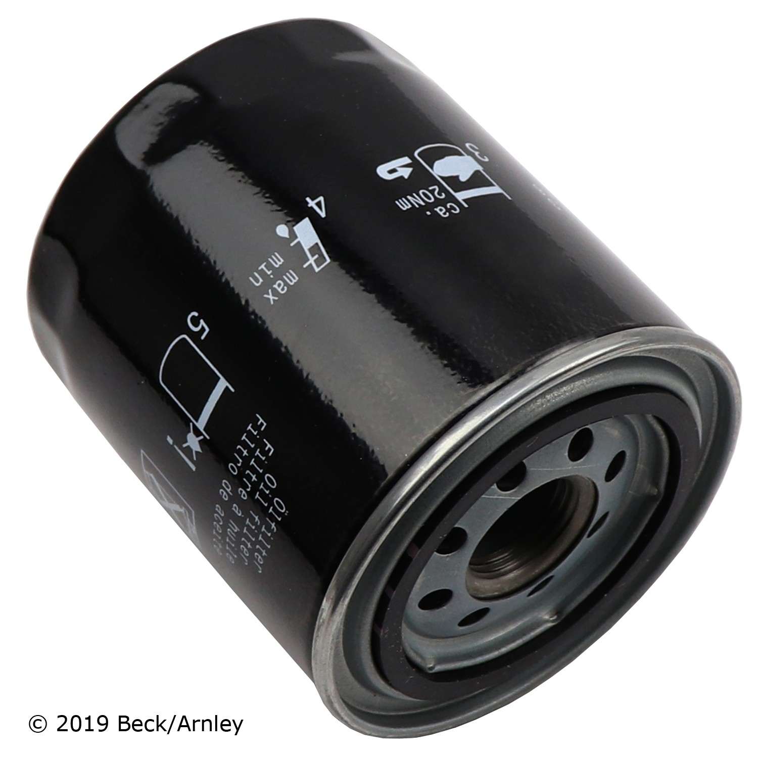 Beck/Arnley Engine Oil Filter  top view frsport 041-8665