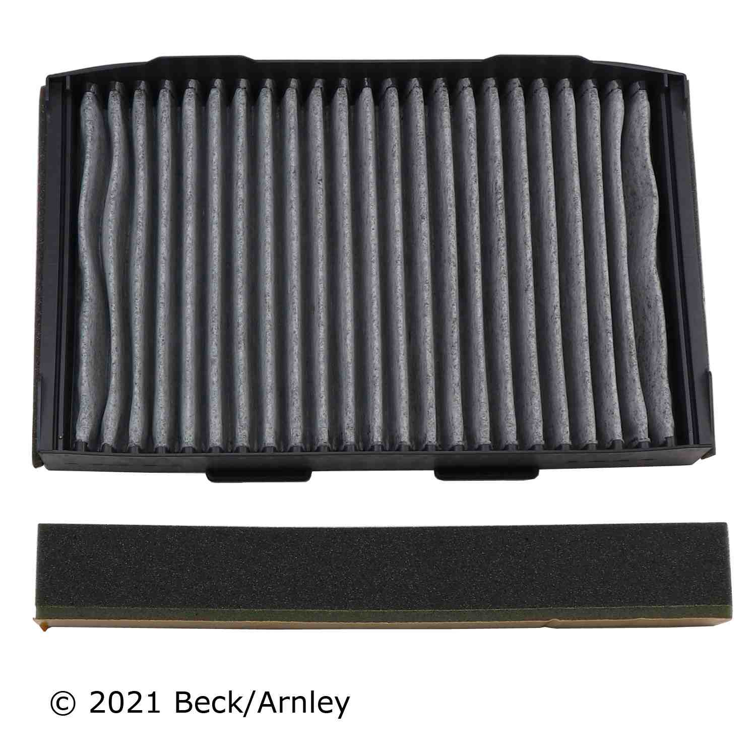 Beck/Arnley Cabin Air Filter  top view frsport 042-2037