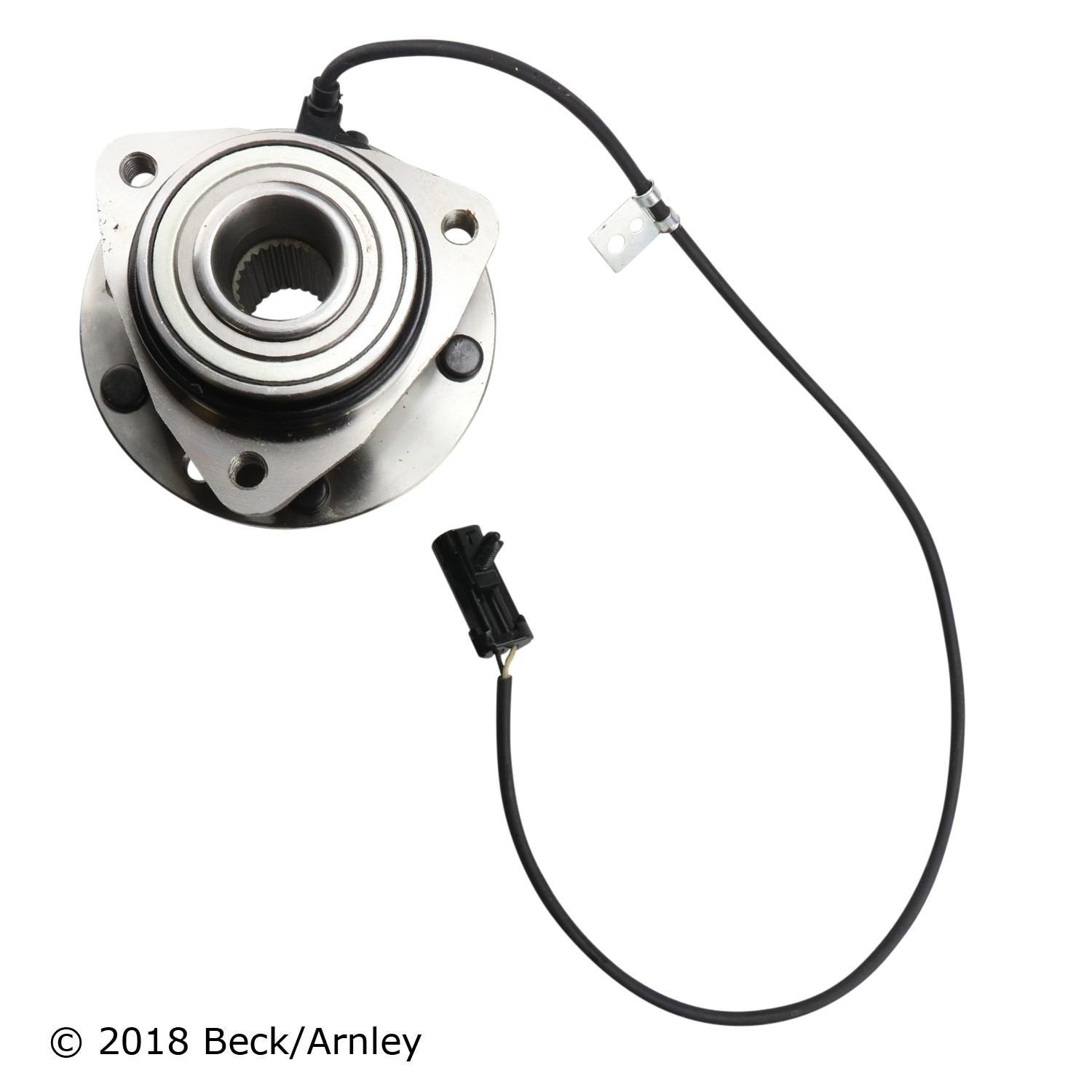 Beck/Arnley Wheel Bearing and Hub Assembly  top view frsport 051-6170