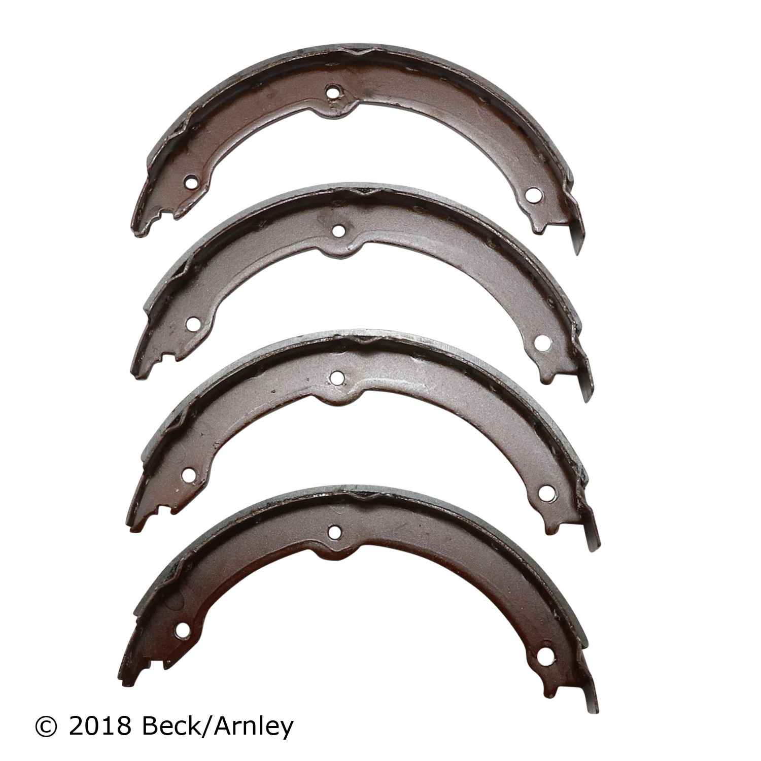 Beck/Arnley Parking Brake Shoe  top view frsport 081-3224