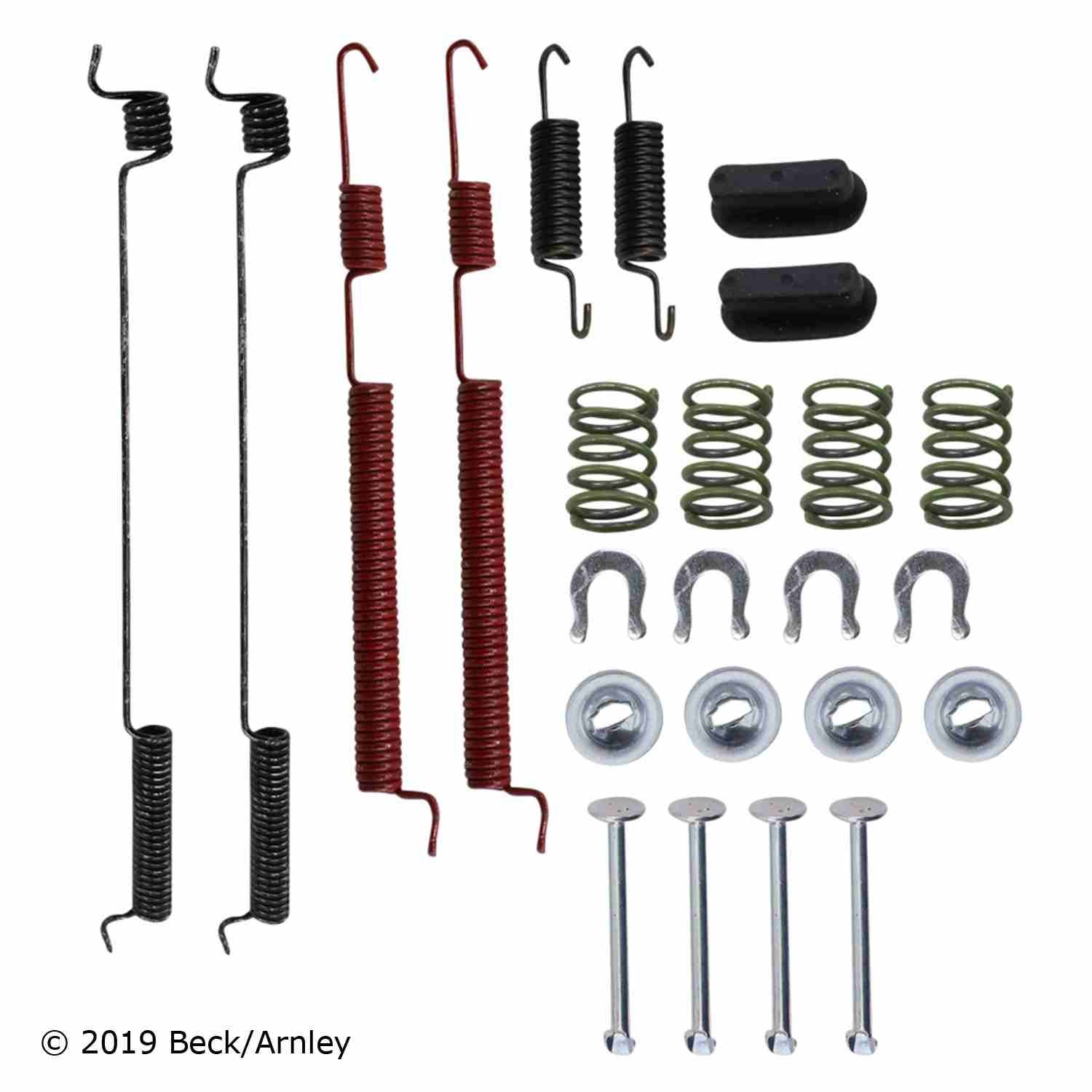 Beck/Arnley Drum Brake Hardware Kit  top view frsport 084-1565