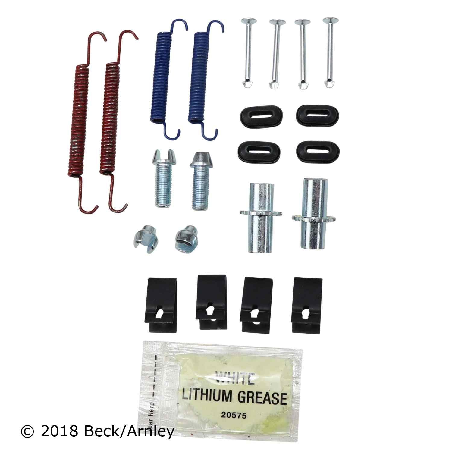 Beck/Arnley Parking Brake Hardware Kit  top view frsport 084-1680