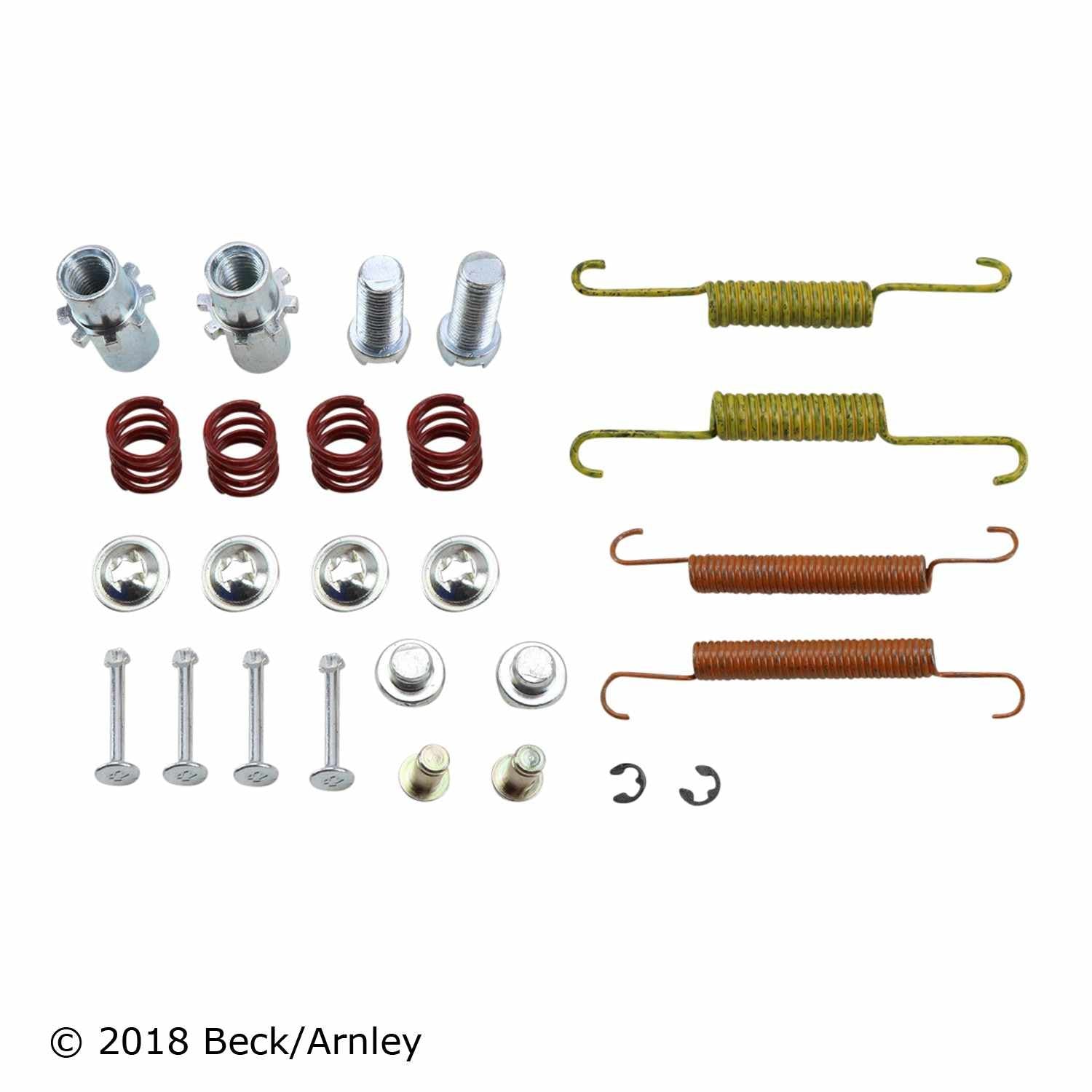 Beck/Arnley Parking Brake Hardware Kit  top view frsport 084-1686