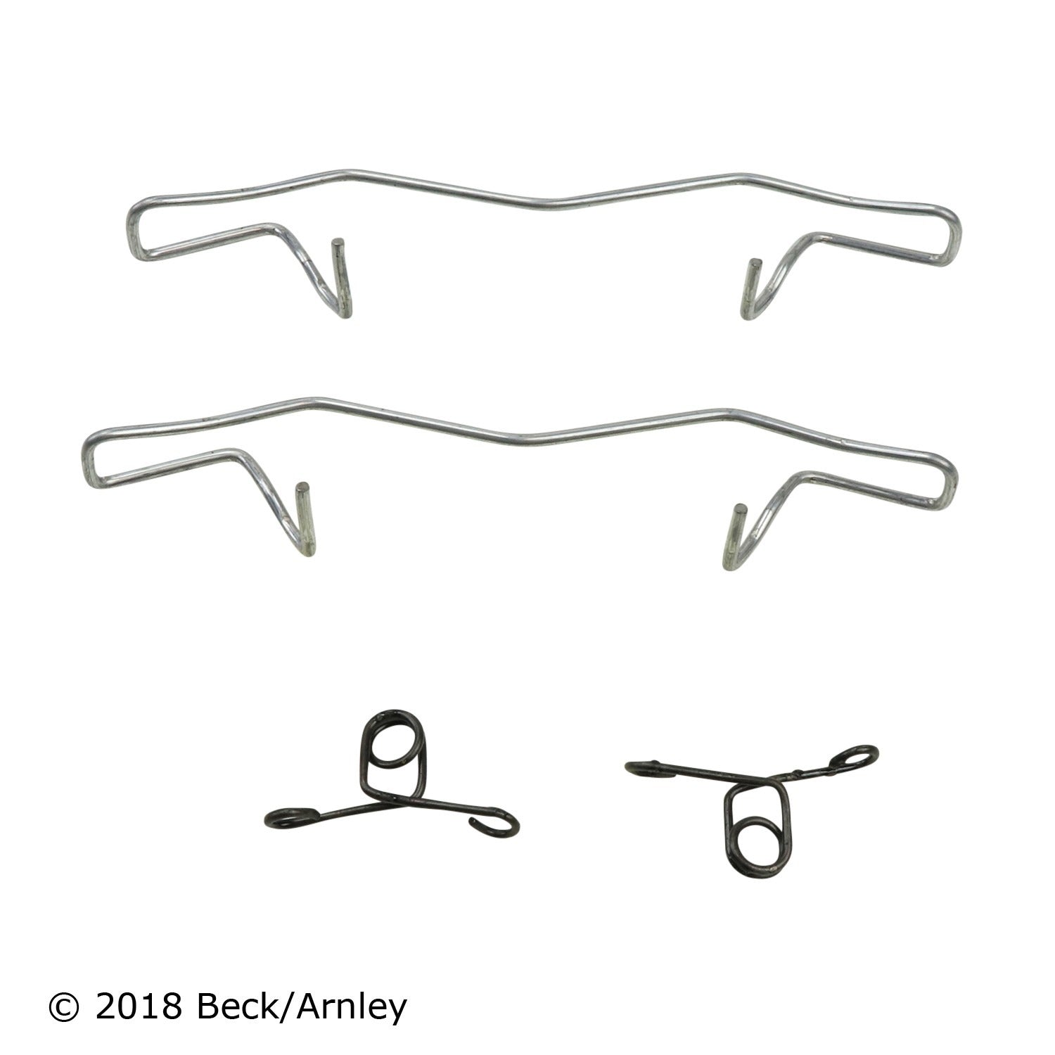 Beck/Arnley Disc Brake Hardware Kit  top view frsport 084-2077