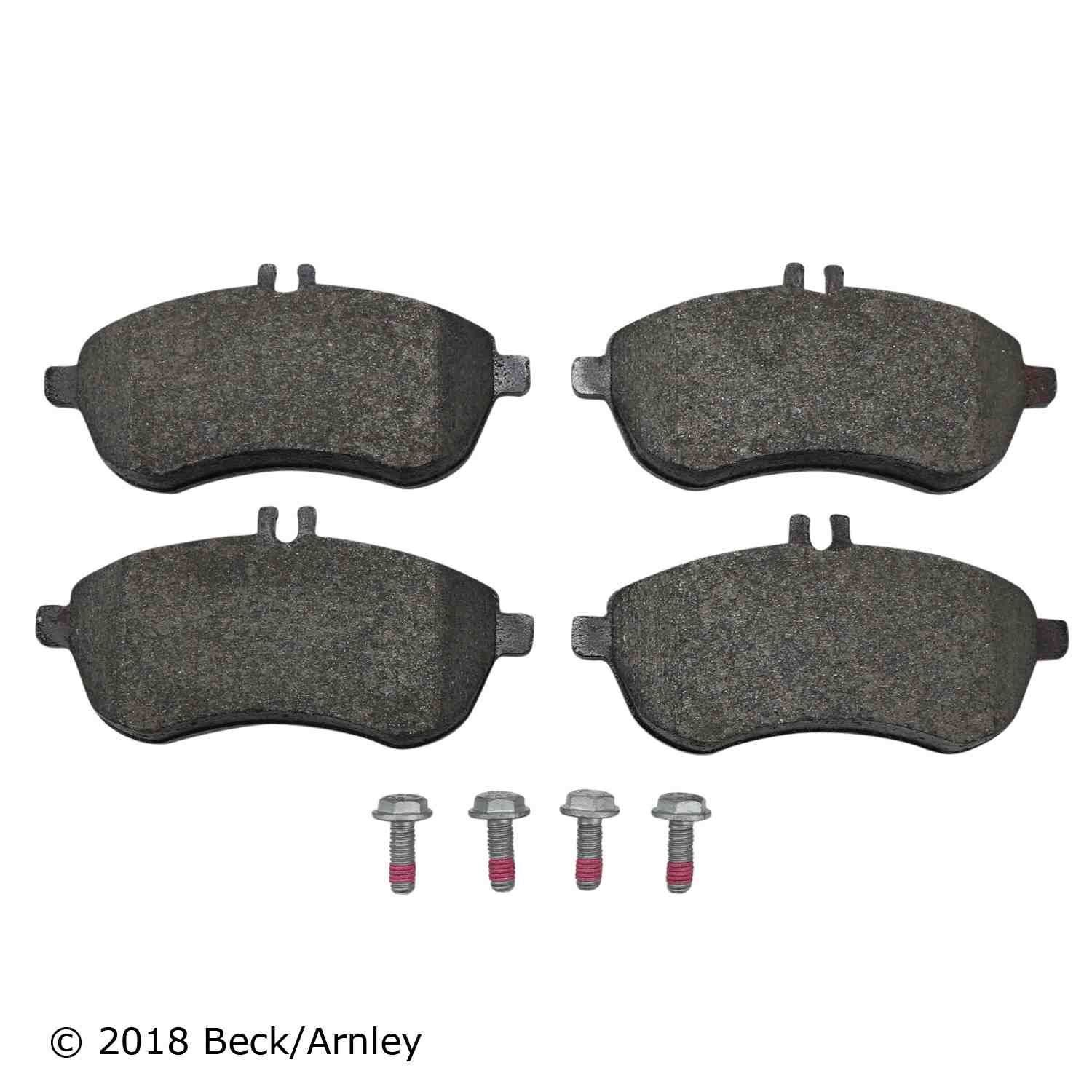 Beck/Arnley Disc Brake Pad Set  top view frsport 089-1852