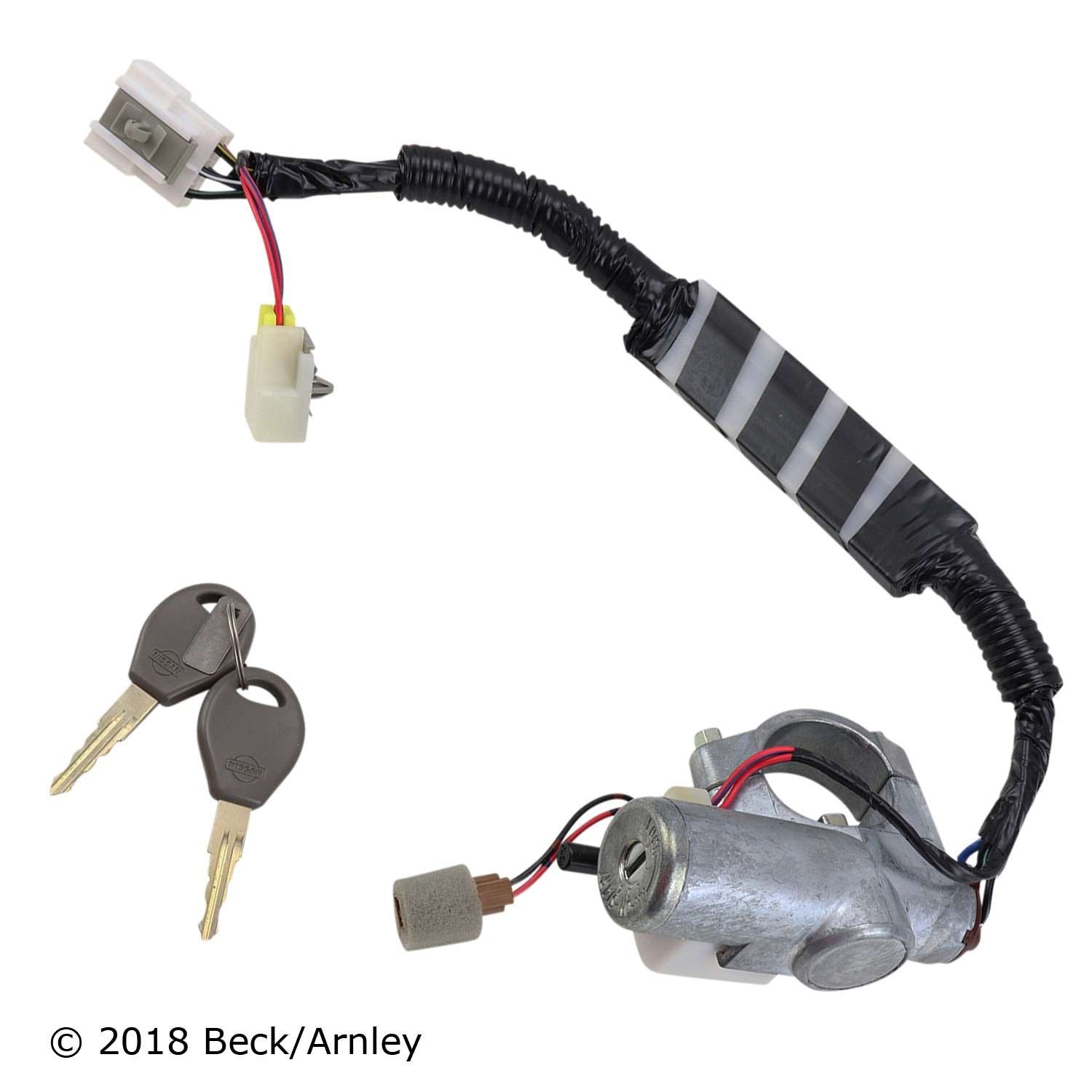 Beck/Arnley Ignition Lock Assembly  top view frsport 201-1554