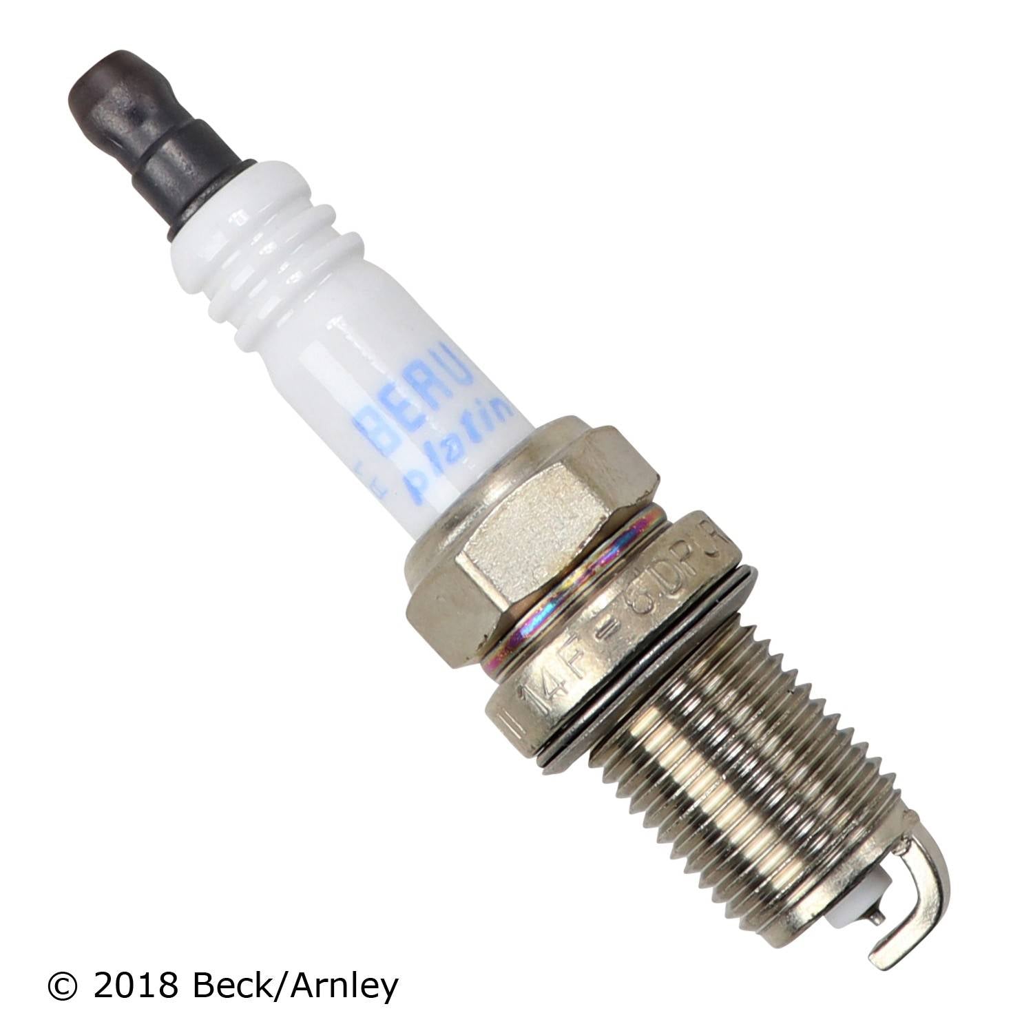 Beck/Arnley Spark Plug  top view frsport Z185